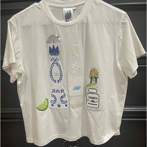 Queen of Sparkles tequila Top xs